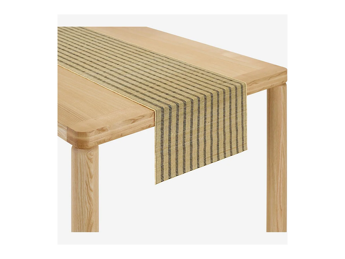 Habitat - Lot de 2 travers de table en bambou motifs noirs - Luce