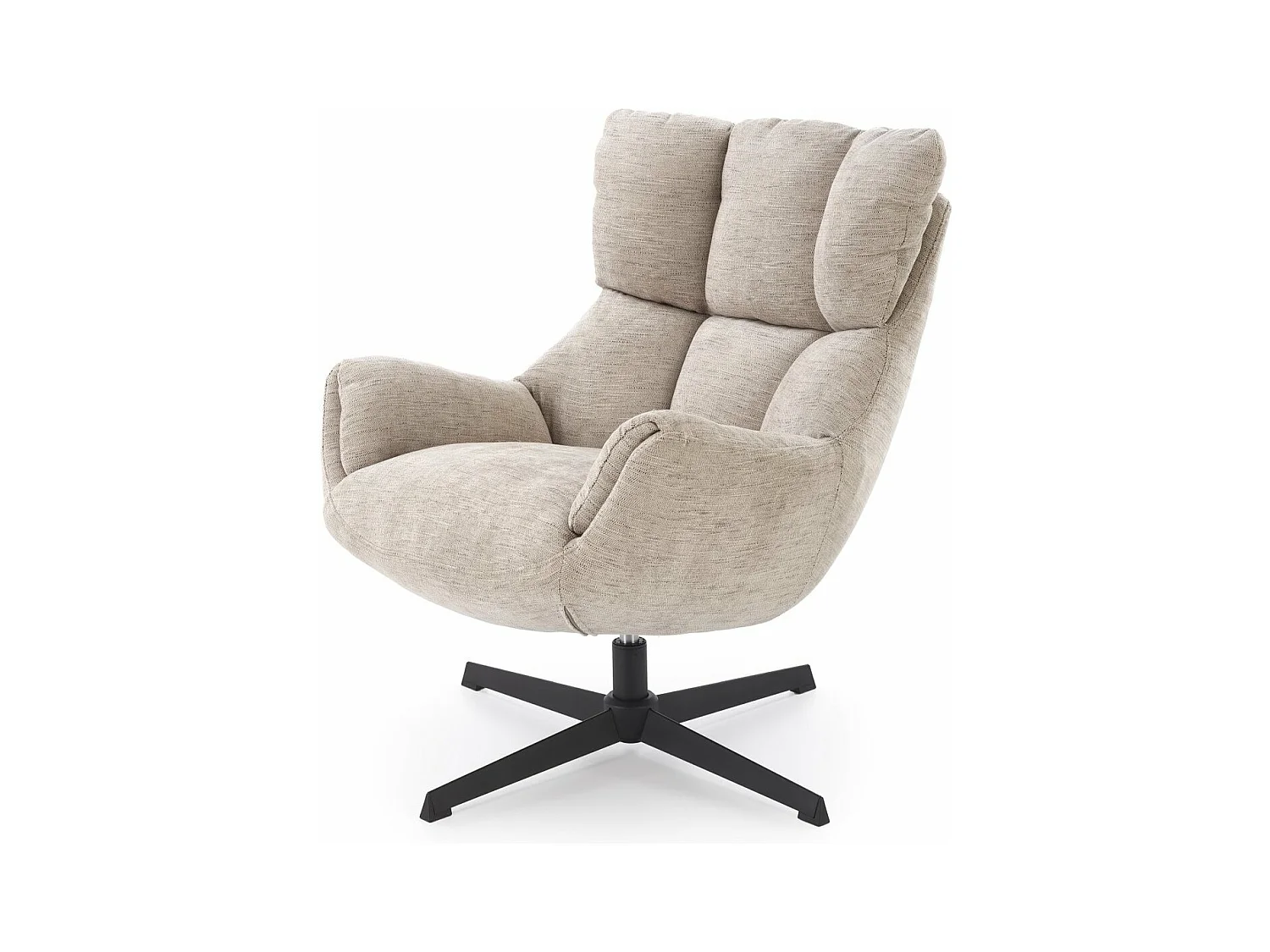 Poltrona Lammo/funzione girevole/Tessuto/Beige