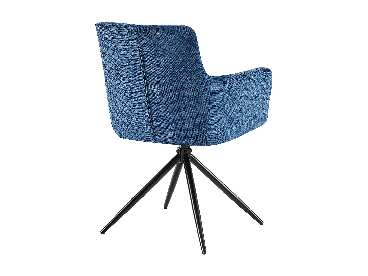 chaises avec accoudoirs - Tissu - Bleu foncé - Jonah