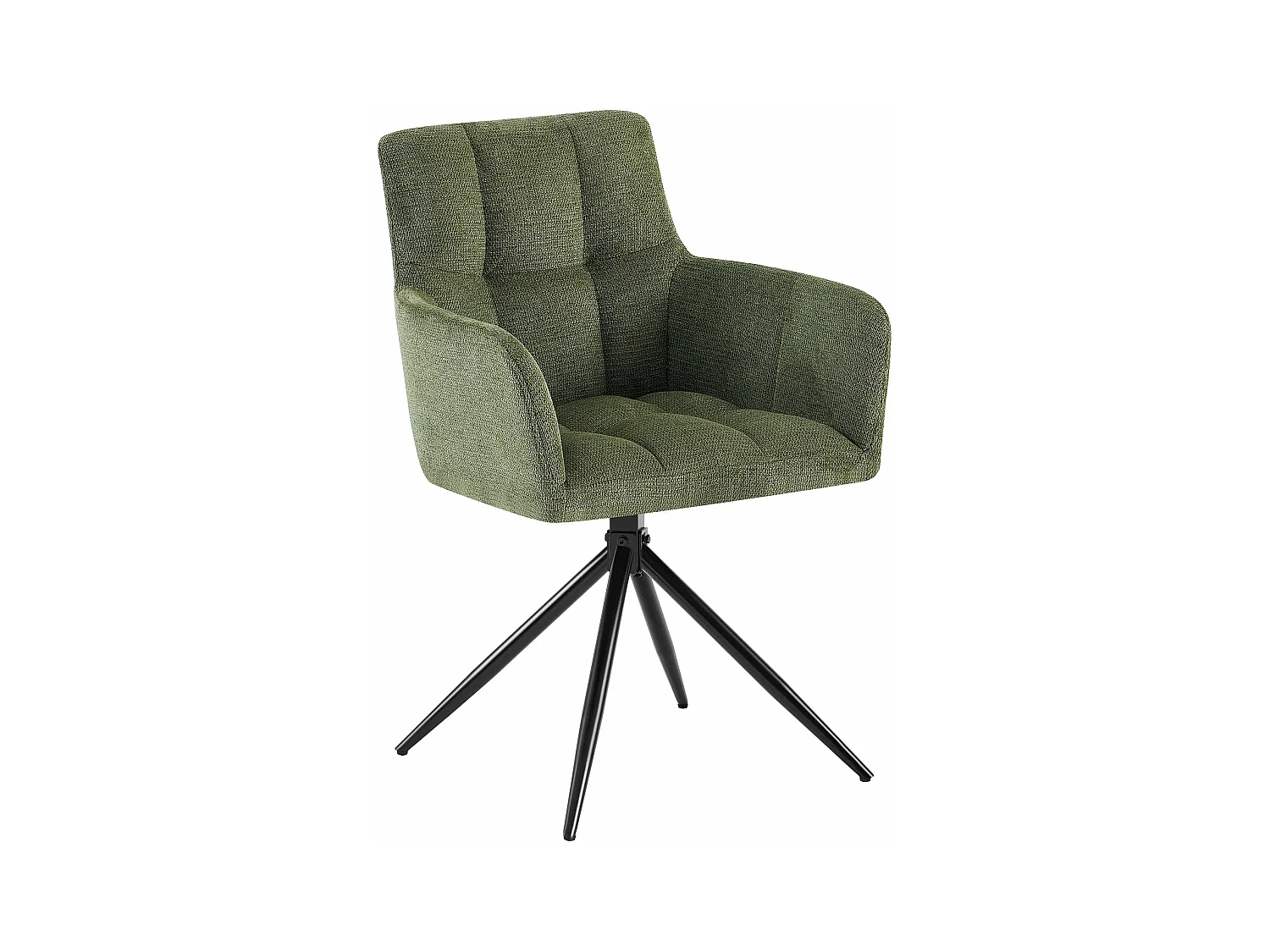chaises avec accoudoirs - Tissu - Vert - Jonah