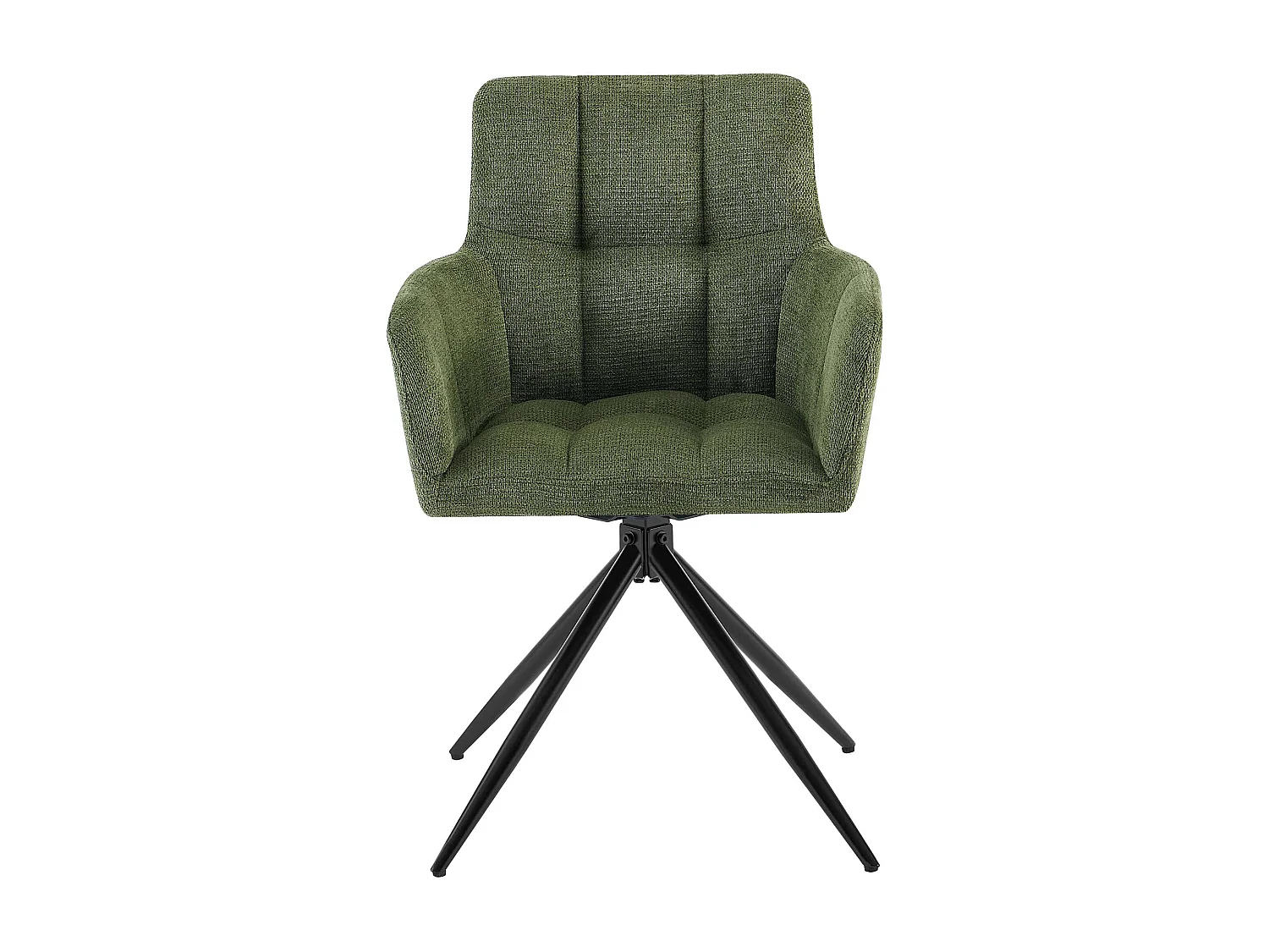 chaises avec accoudoirs - Tissu - Vert - Jonah