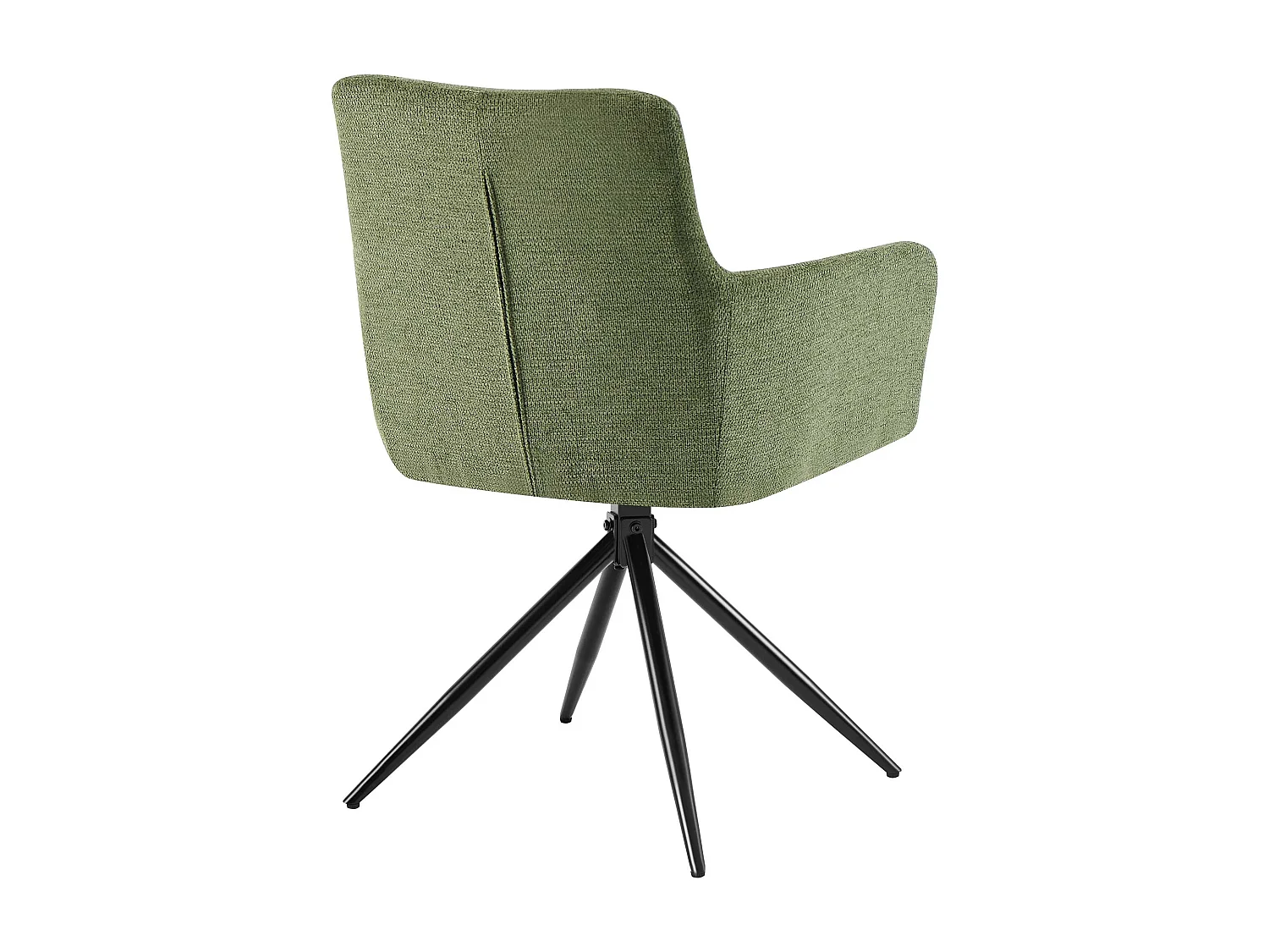 chaises avec accoudoirs - Tissu - Vert - Jonah