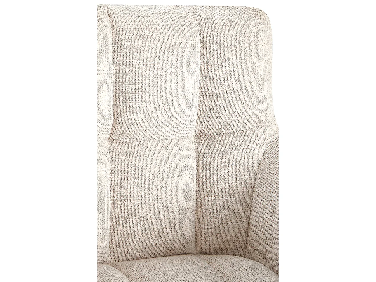 chaises avec accoudoirs - Tissu - Crème - Jonah
