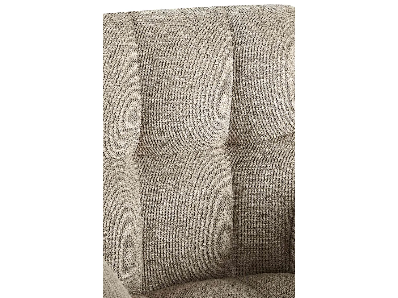 chaises avec accoudoirs - Tissu - Taupe - Jonah