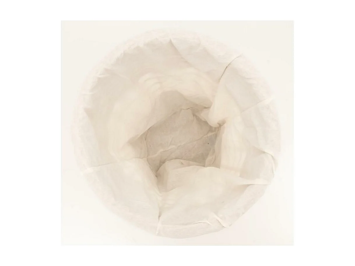 Set de 2 coffres à linge en osier naturel – Avec doublure coton et couvercle