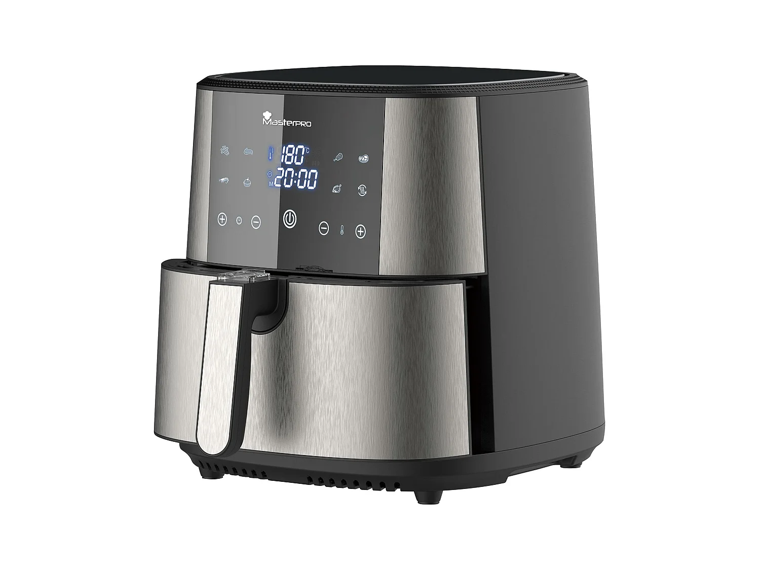 Friteuse à air ROCKET 1800W, écran tactile LED MasterPRO