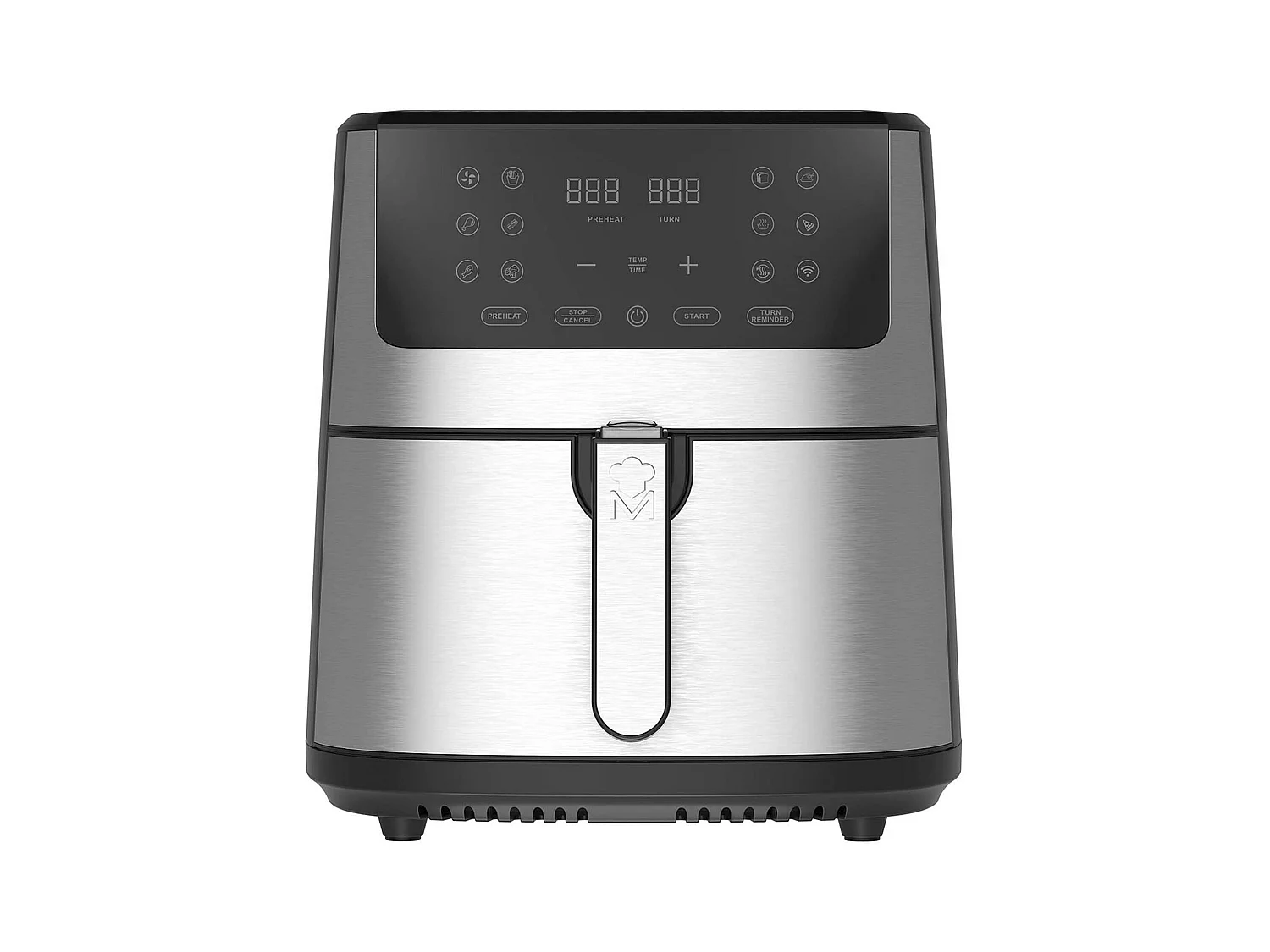 Friteuse à air 1 800 W avec écran tactile LED et contrôle de la température