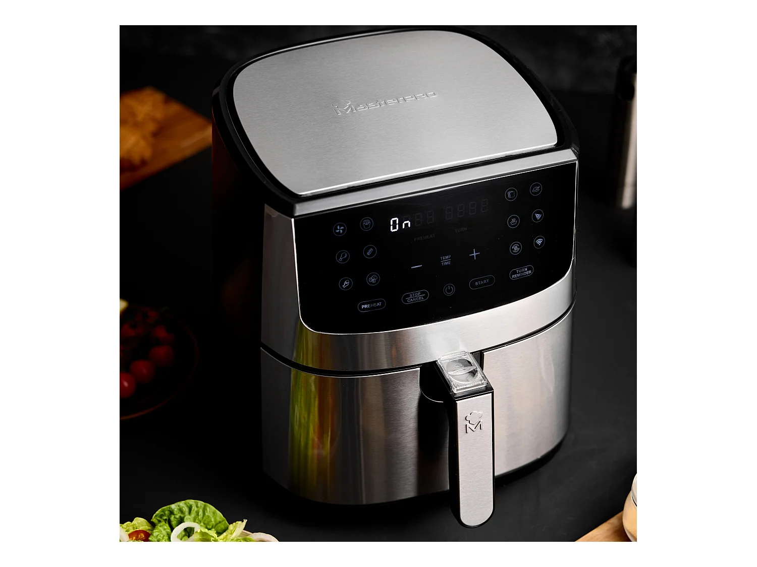 Friteuse à air 1 800 W avec écran tactile LED et contrôle de la température