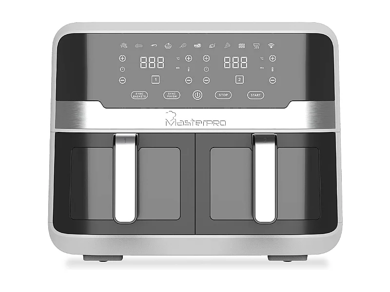 Friteuse à air double ROCKET 240W, contrôle de la durée et de la température