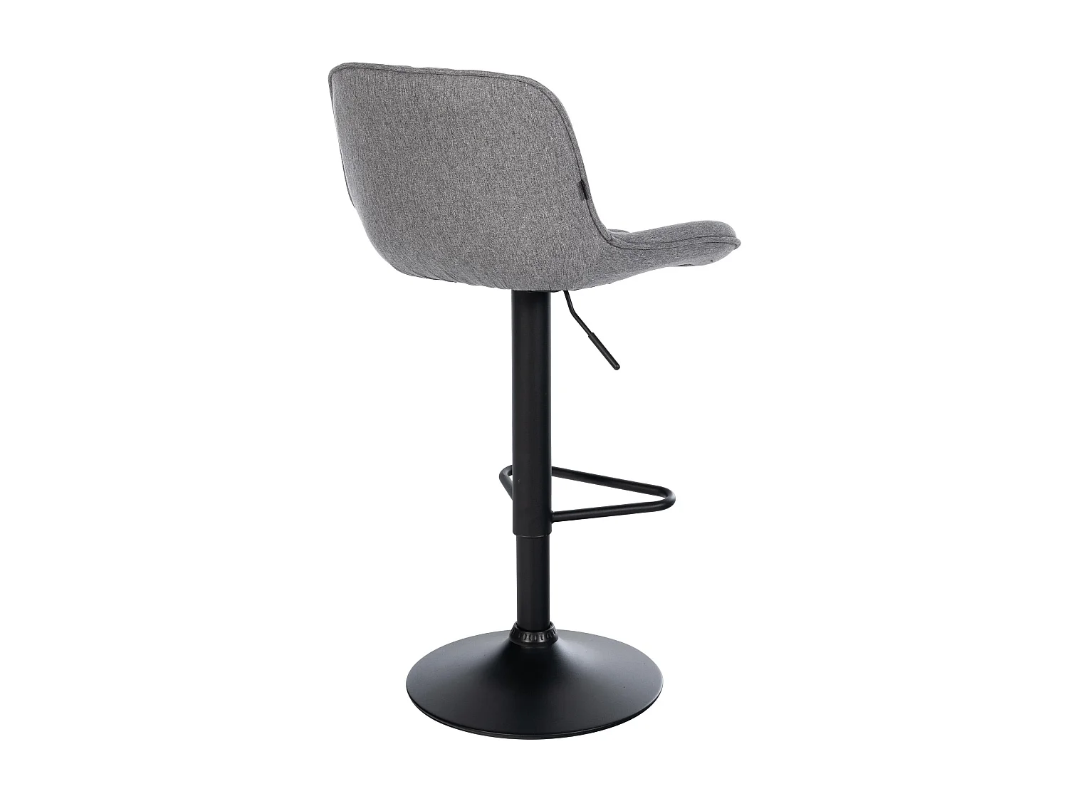 Tabouret de bar - Tissu - Gris foncé - Kasson