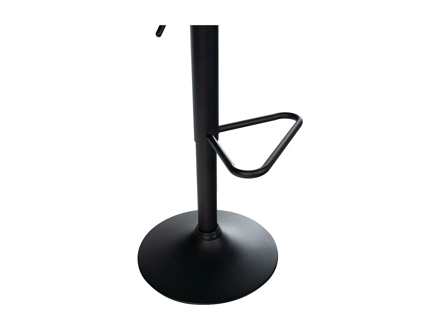 Tabouret de bar - Tissu - Gris foncé - Kasson