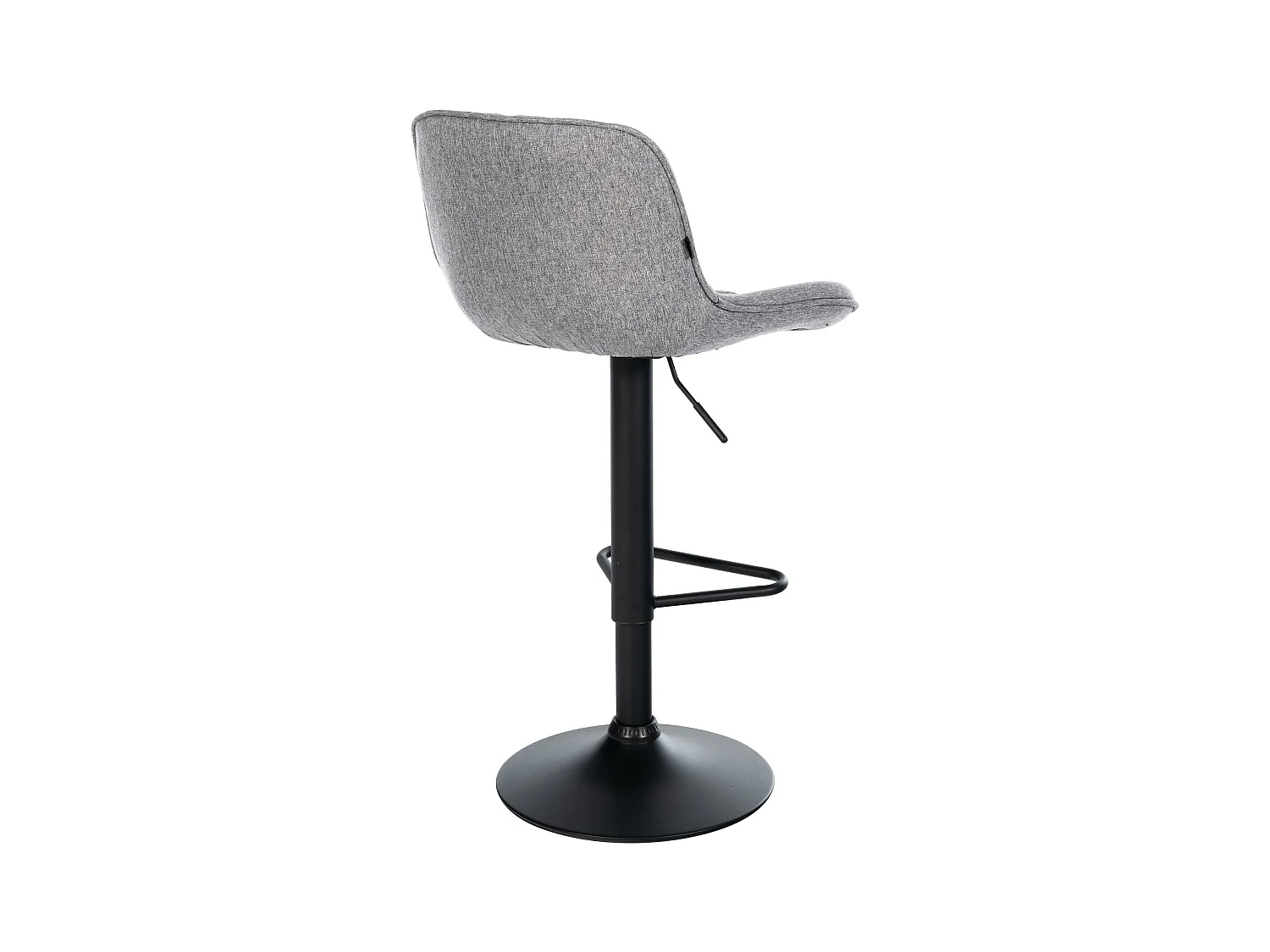 Tabouret de bar - Tissu - Gris - Kasson