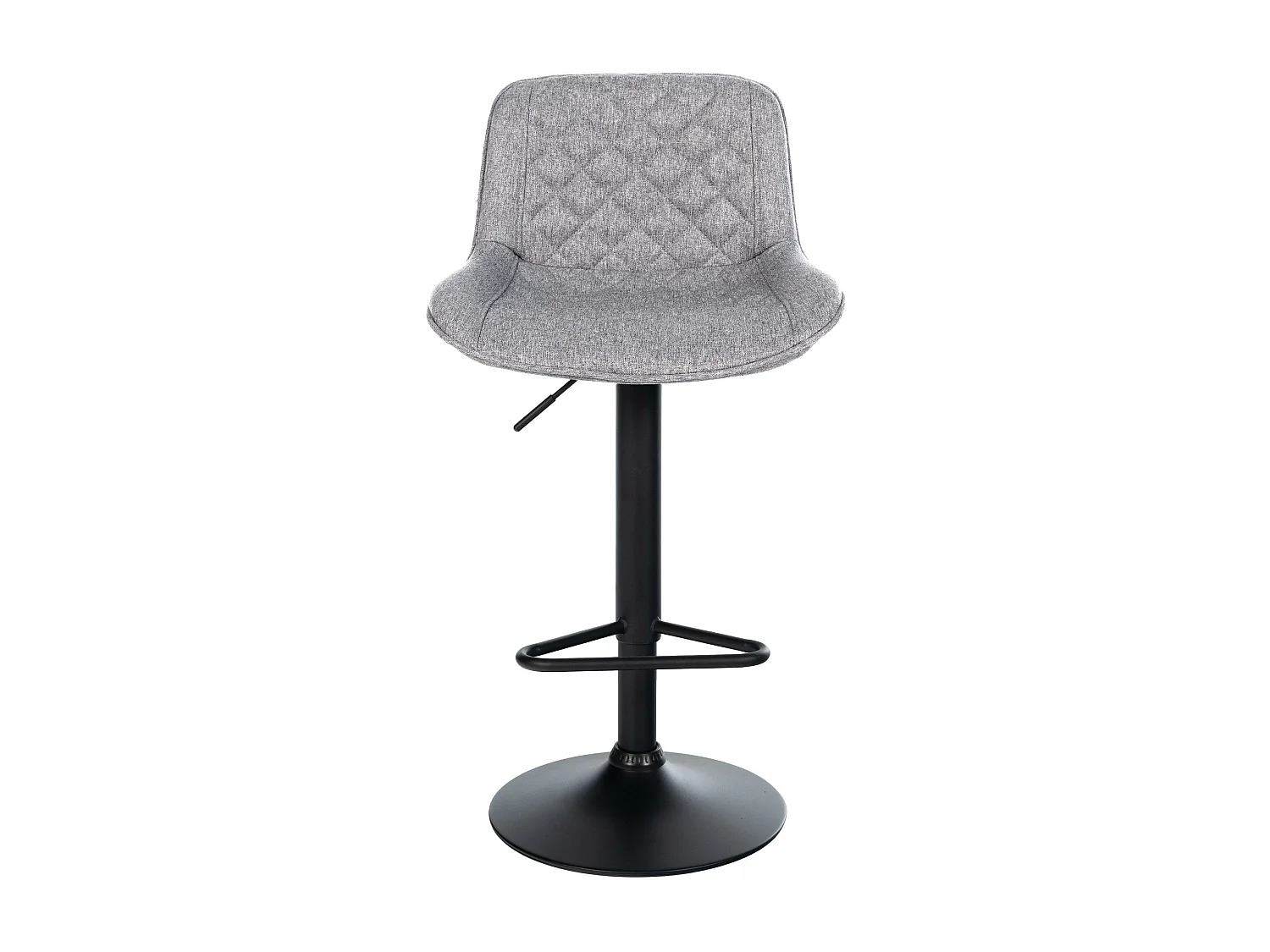 Tabouret de bar - Tissu - Gris - Kasson