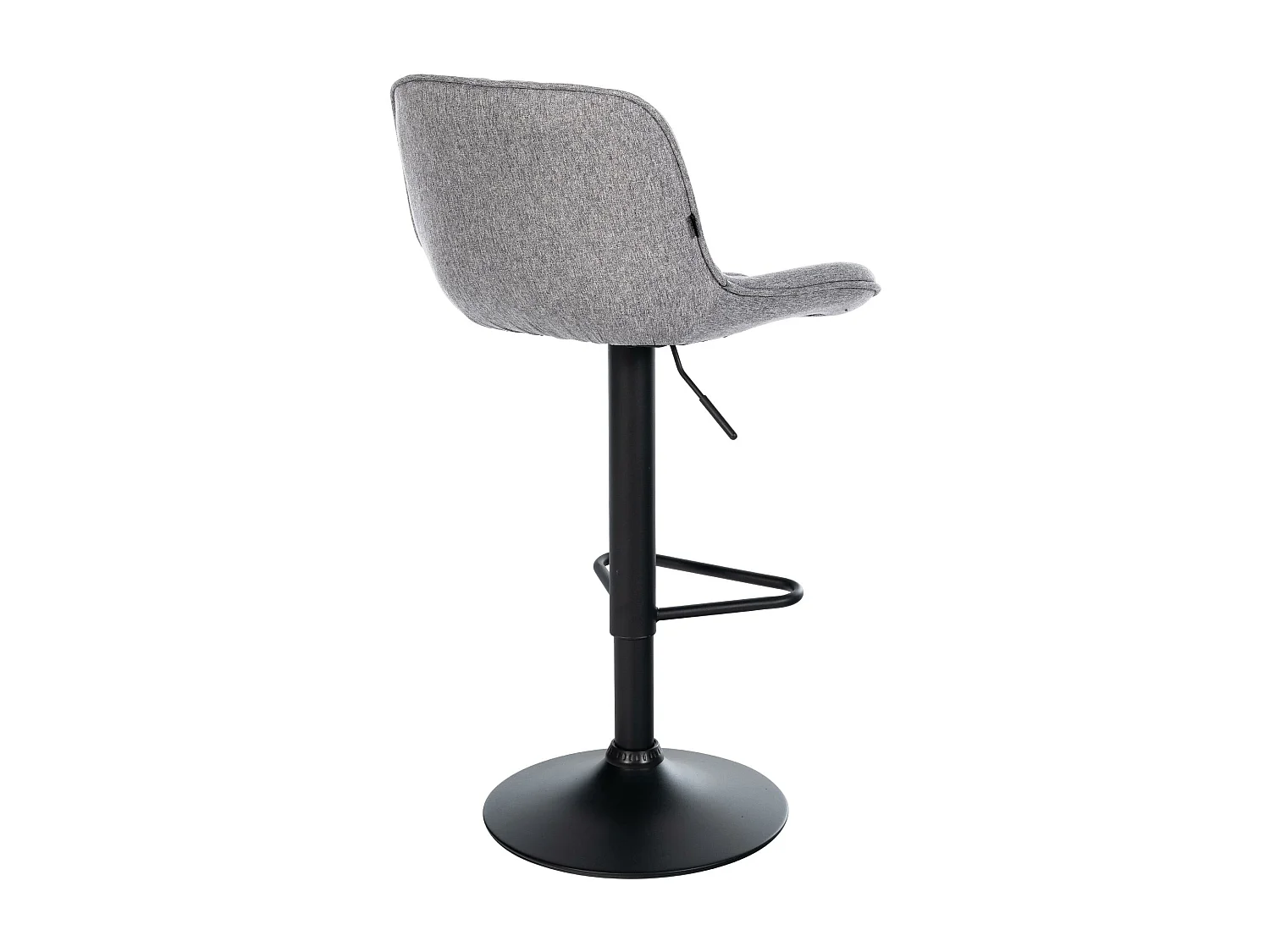 Tabouret de bar - Tissu - Gris - Kasson