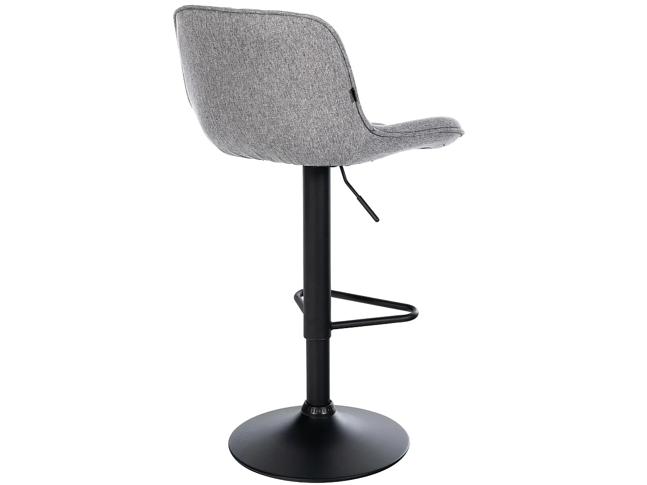 Tabouret de bar - Tissu - Gris - Kasson