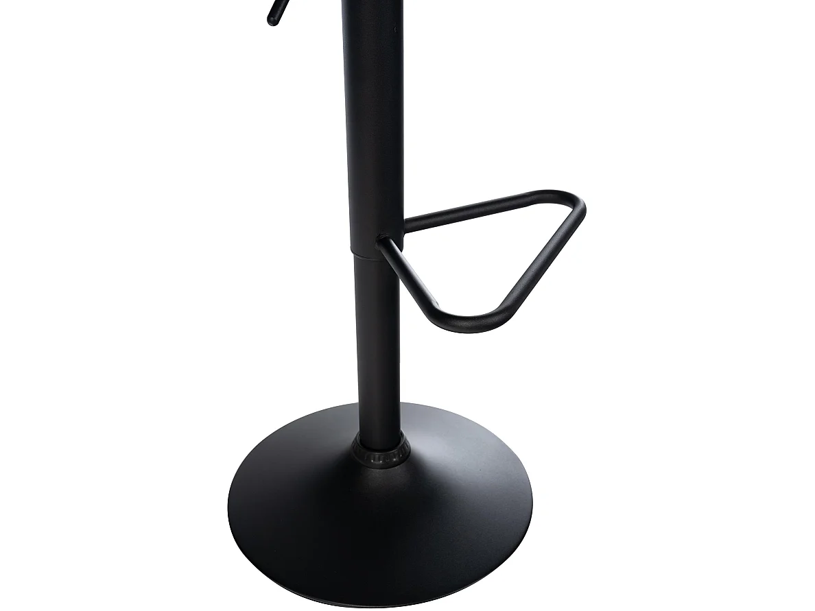 Tabouret de bar - Tissu - Gris - Kasson
