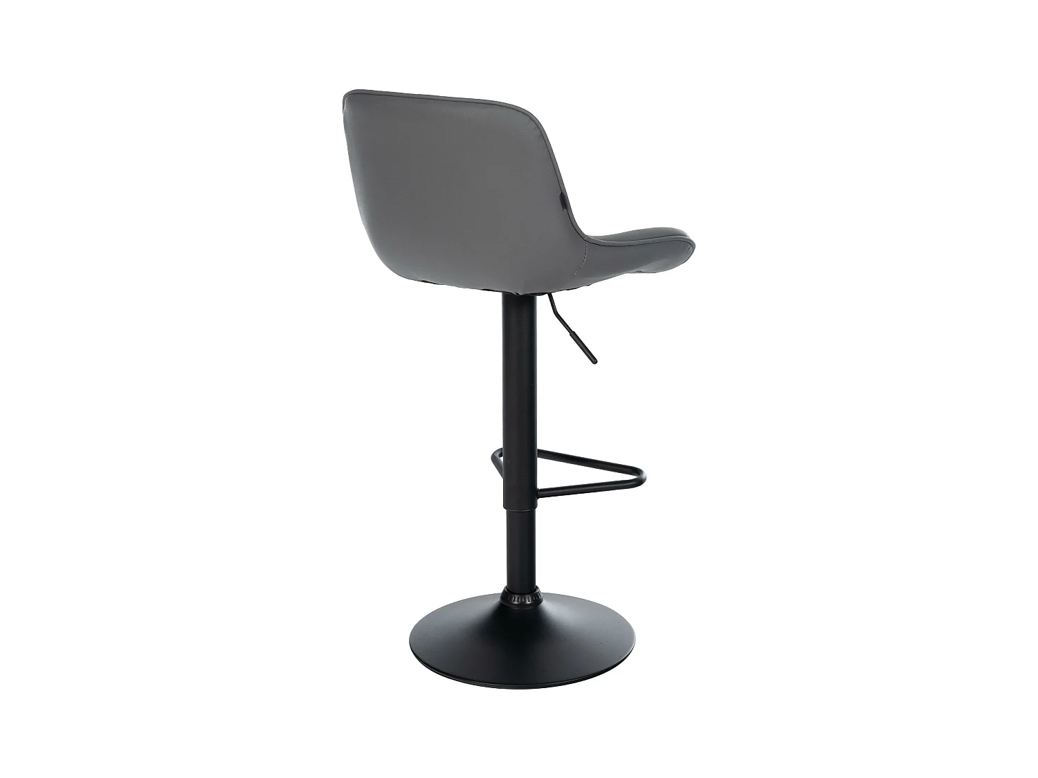 Tabouret de bar - Similicuir - Gris - Kasson