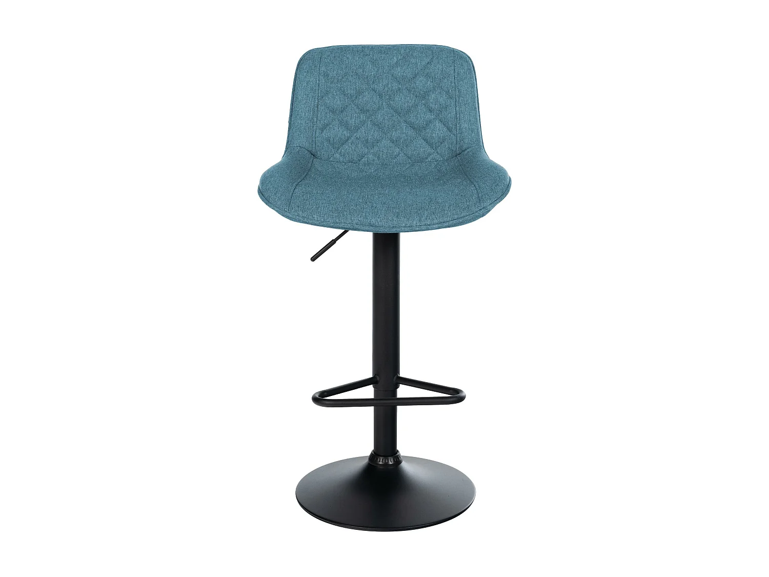 Tabouret de bar - Tissu - Bleu - Kasson