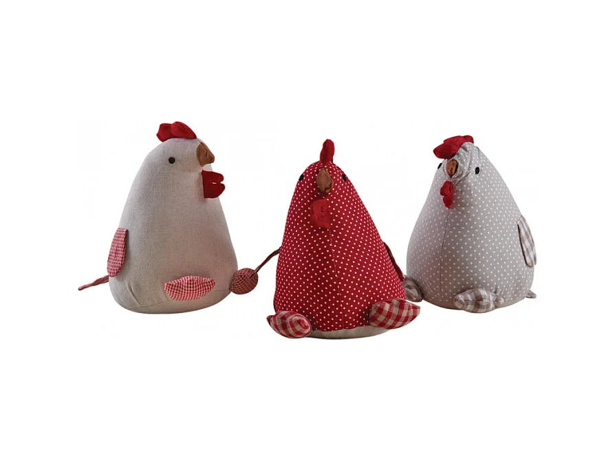 Cale-porte poule en coton et lin - Modèle aléatoire Unitaire aléatoire Unitaire aléatoire