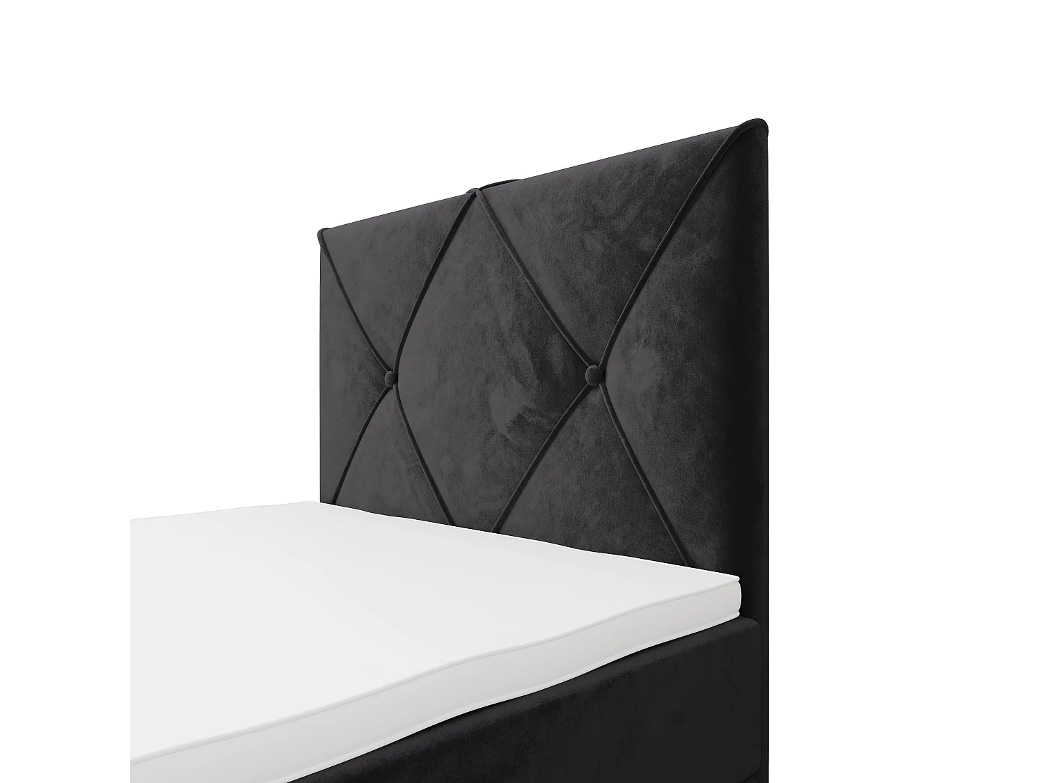 Boxspringbett ALTEA 120x200 Monolith 97
