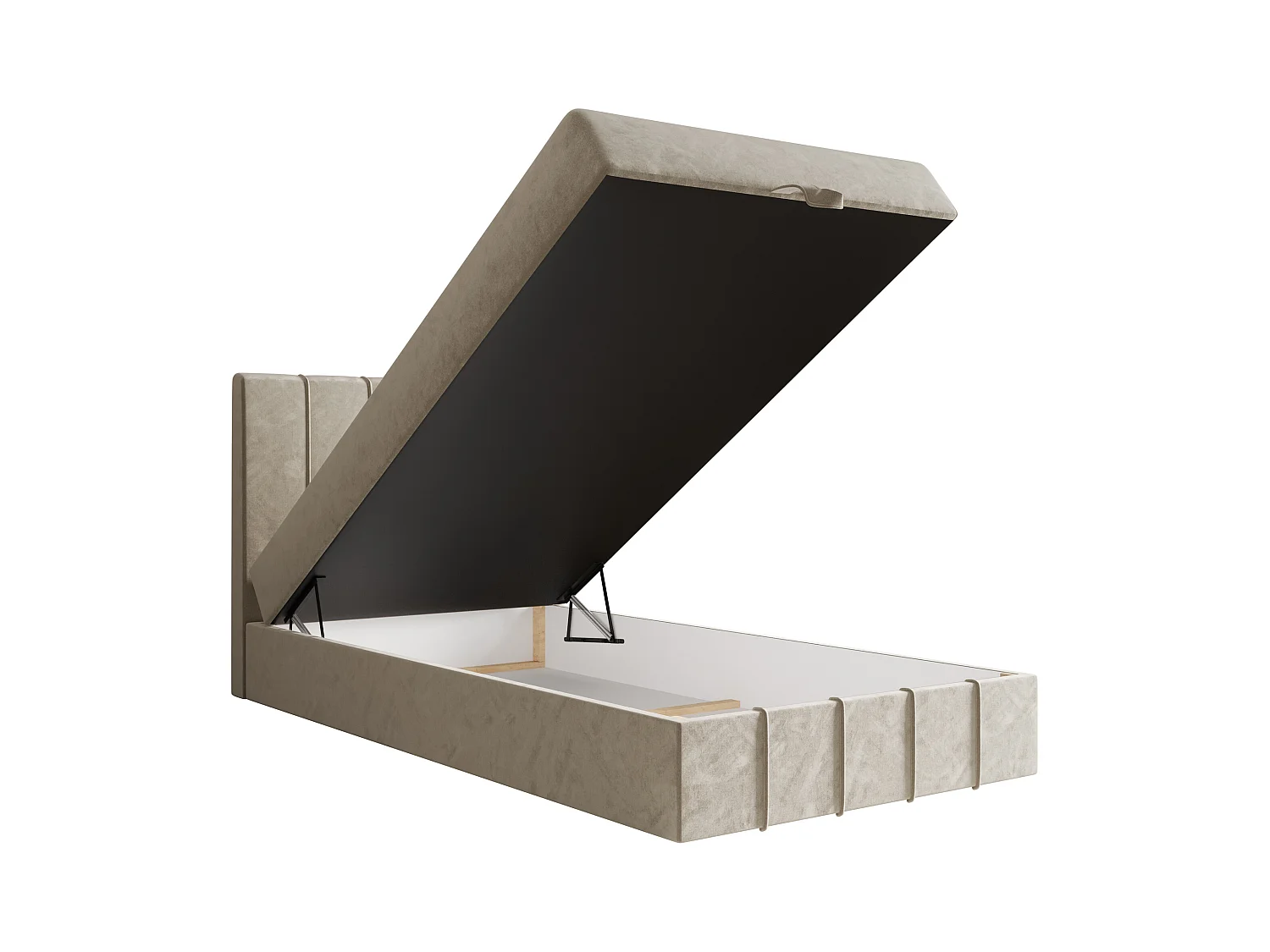 Łóżko kontynentalne BAHAMA 120x200 Monolith 02