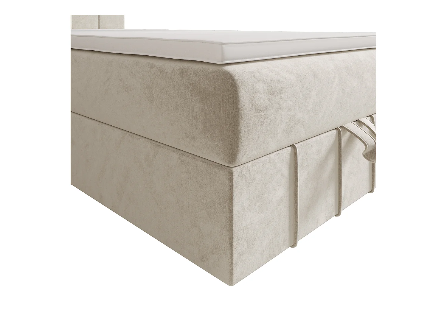 Łóżko kontynentalne BAHAMA 120x200 Monolith 02