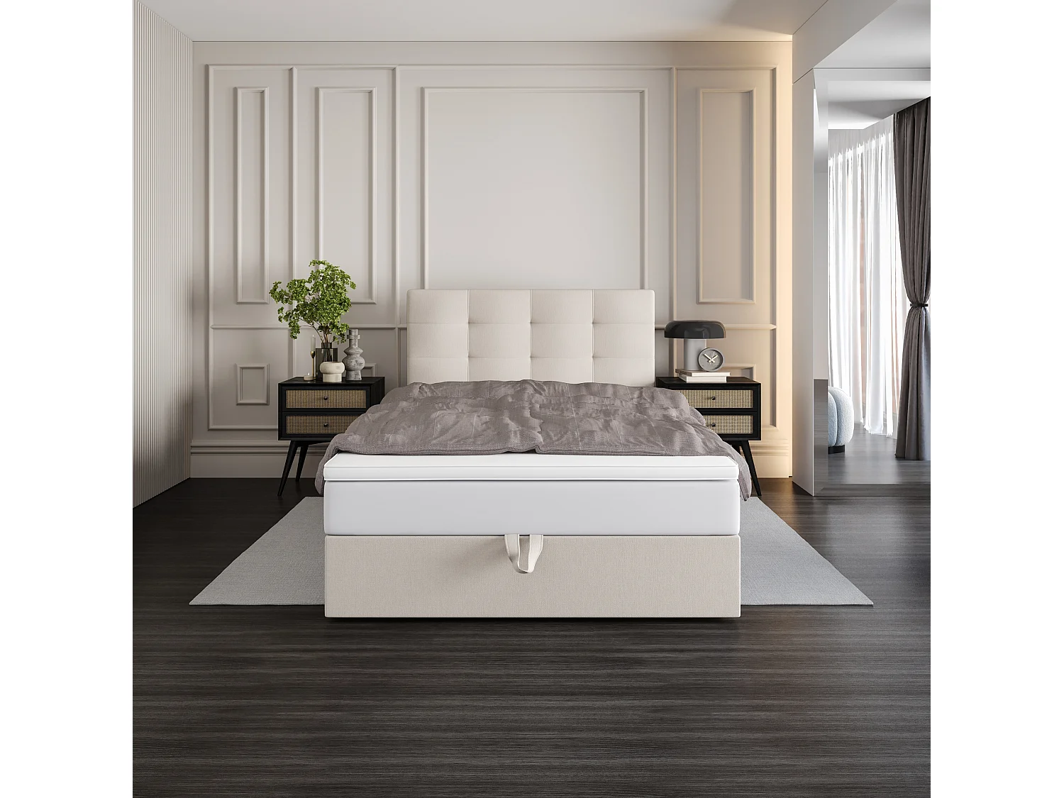 Boxspringbett DUO 1 120x200 Cosmic 10