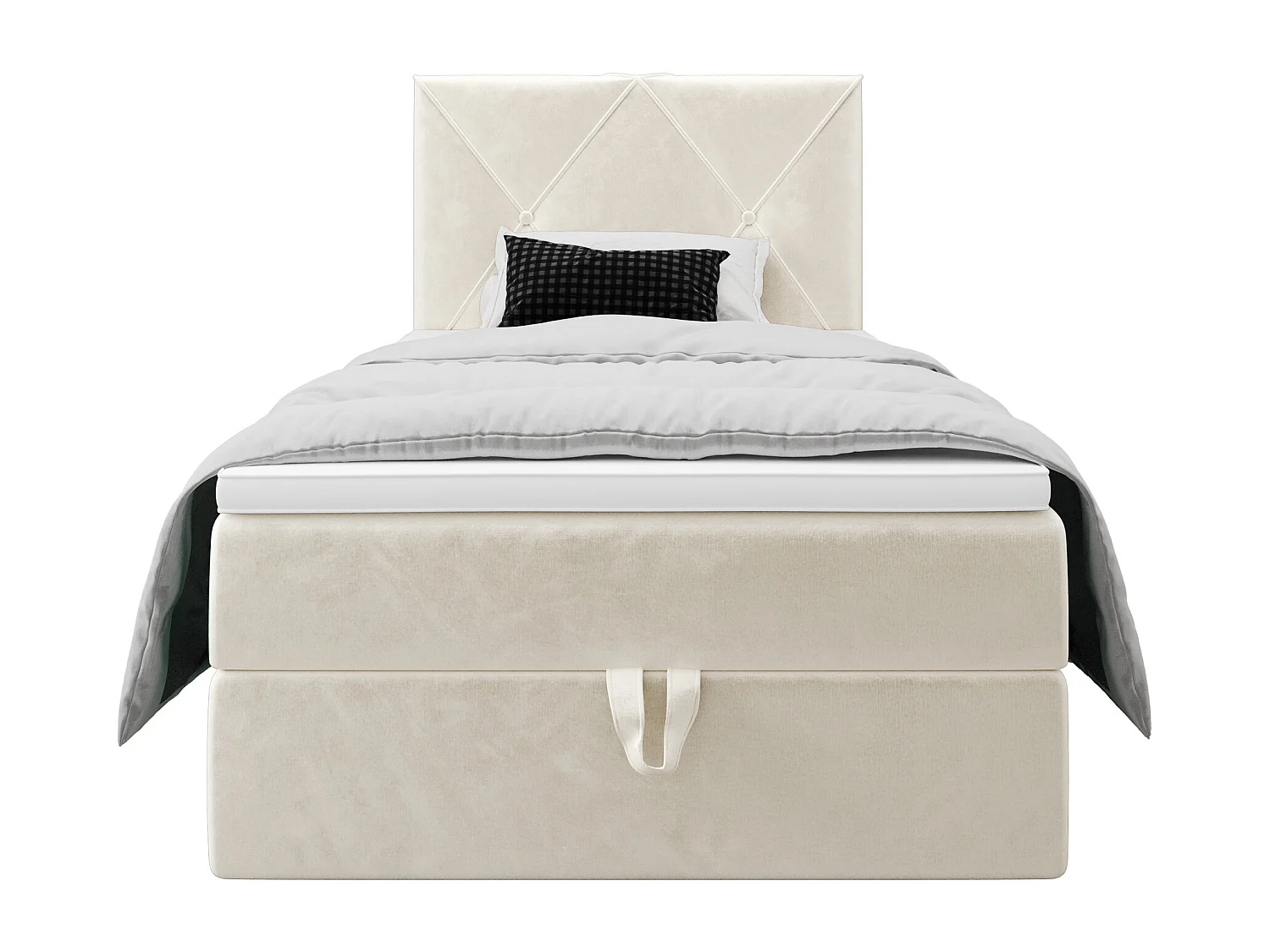 Boxspringbett ALTEA 100x200 Monolith 02