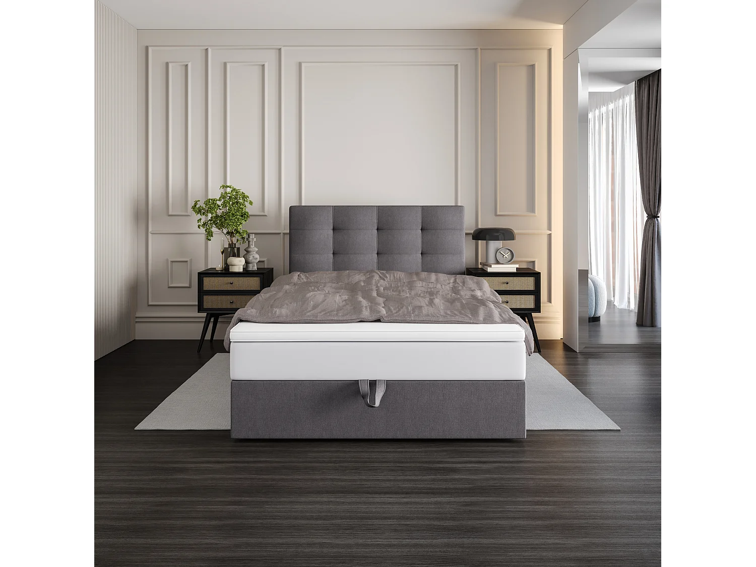 Boxspringbett DUO 1 100x200 Cosmic 160