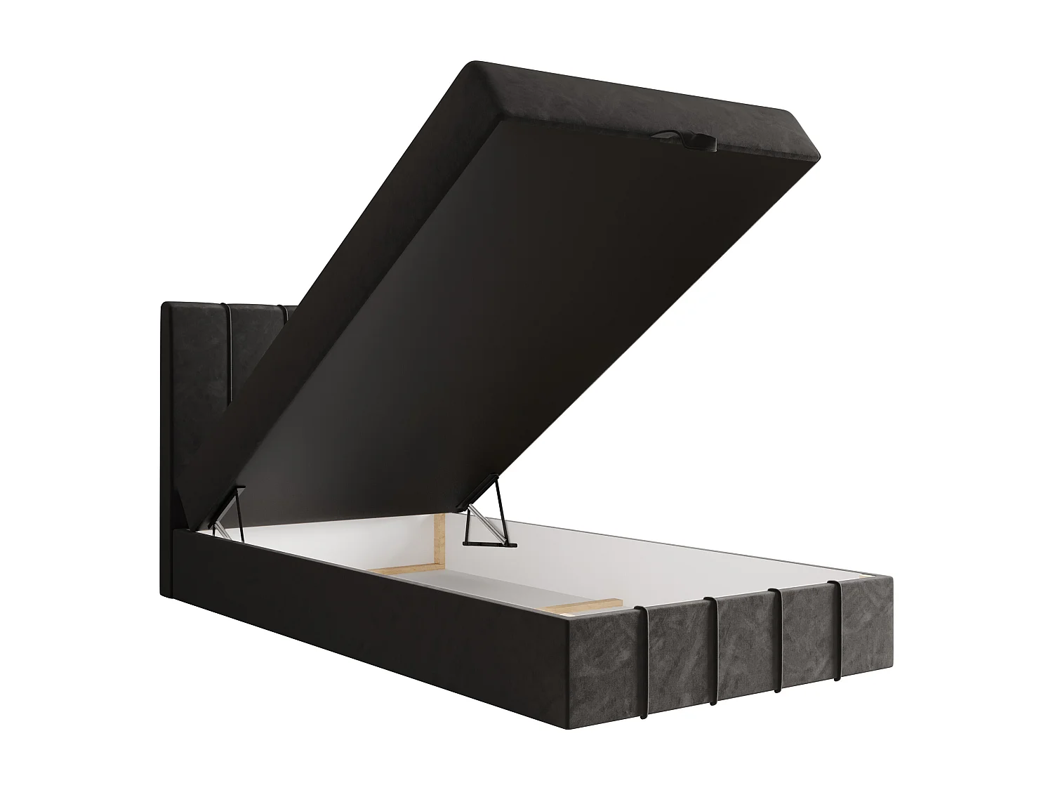 Boxspringbett BAHAMA 90x200 Monolith 92