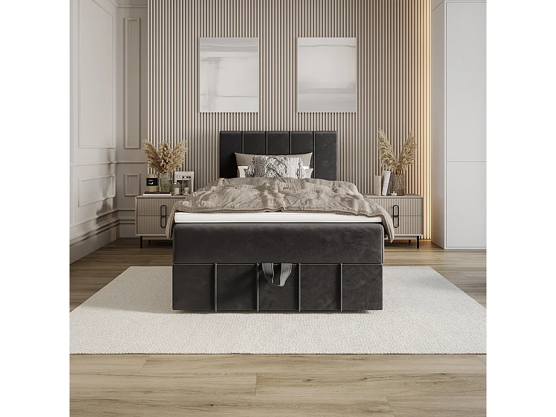 Boxspringbett BAHAMA 90x200 Monolith 92