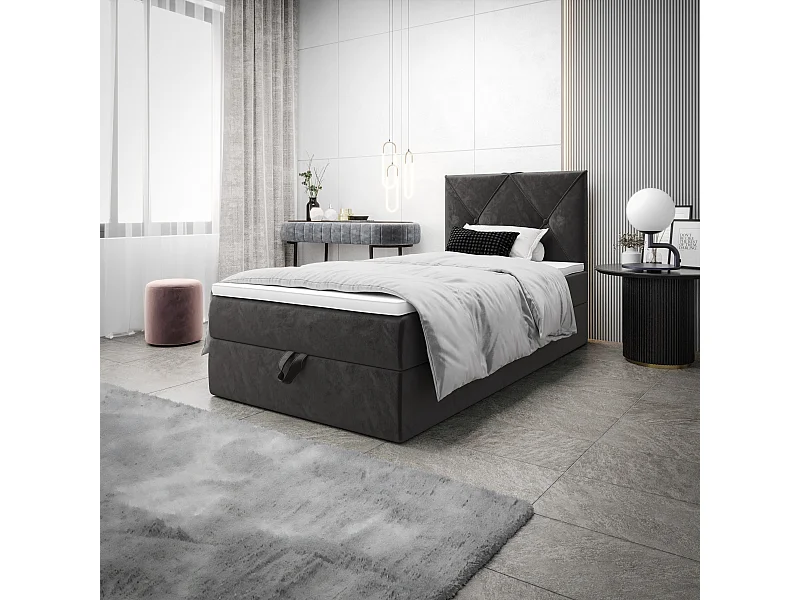 Boxspringbett ALTEA 100x200 Monolith 92