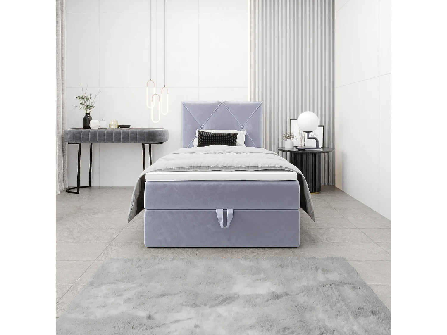 Boxspringbett ALTEA 120x200 Monolith 70