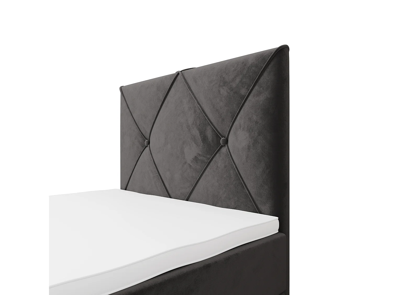 Boxspringbett ALTEA 120x200 Monolith 92