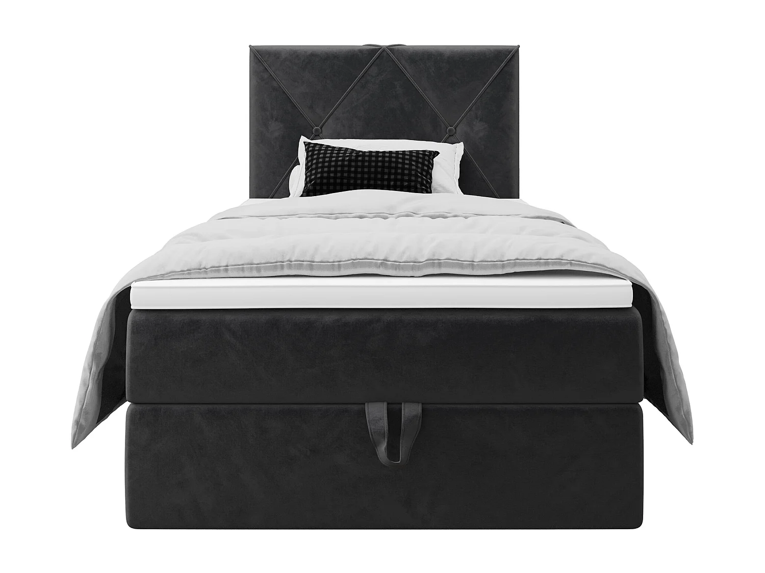 Boxspringbett ALTEA 100x200 Monolith 97