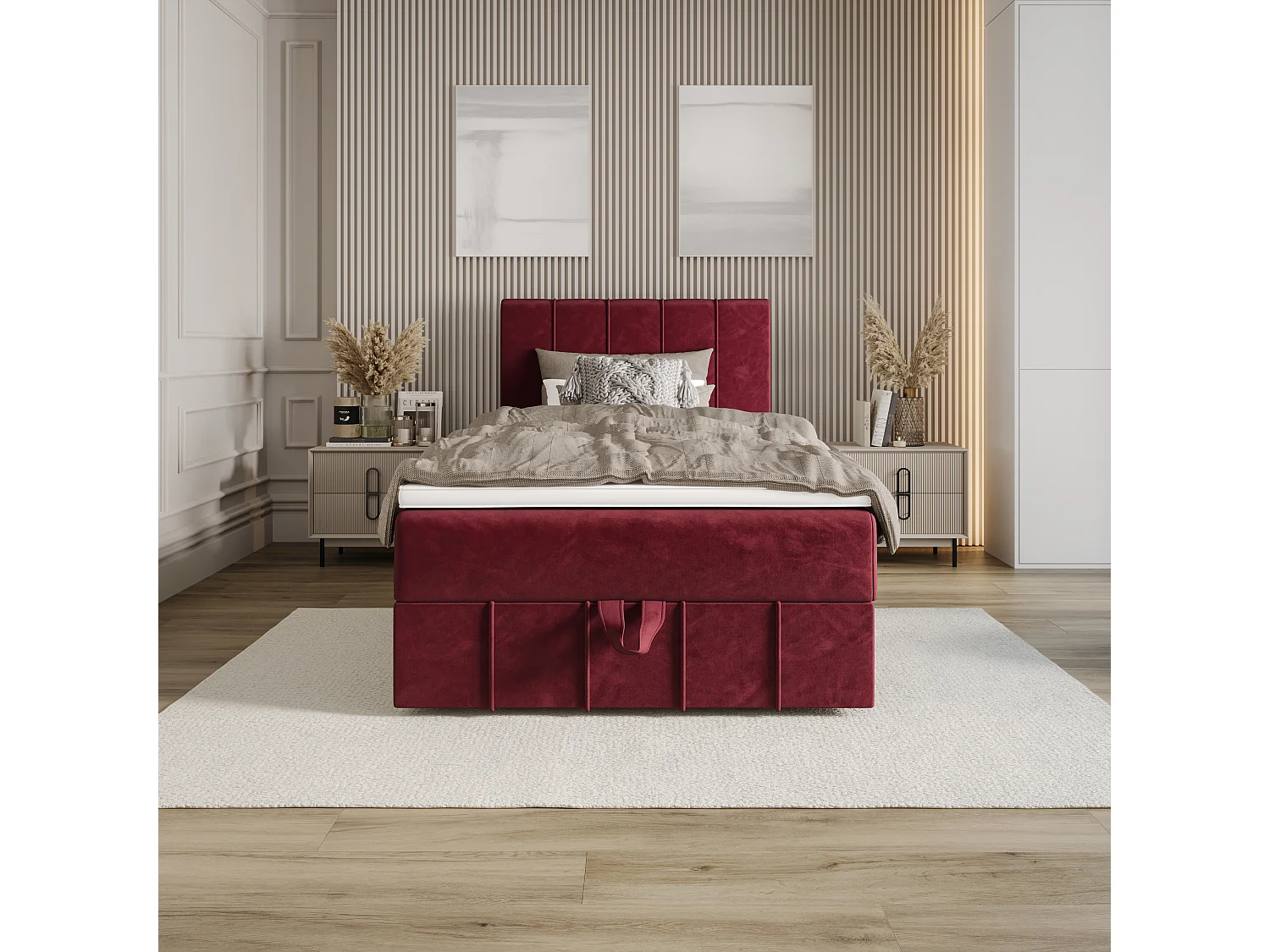 Boxspringbett BAHAMA 90x200 Monolith 59