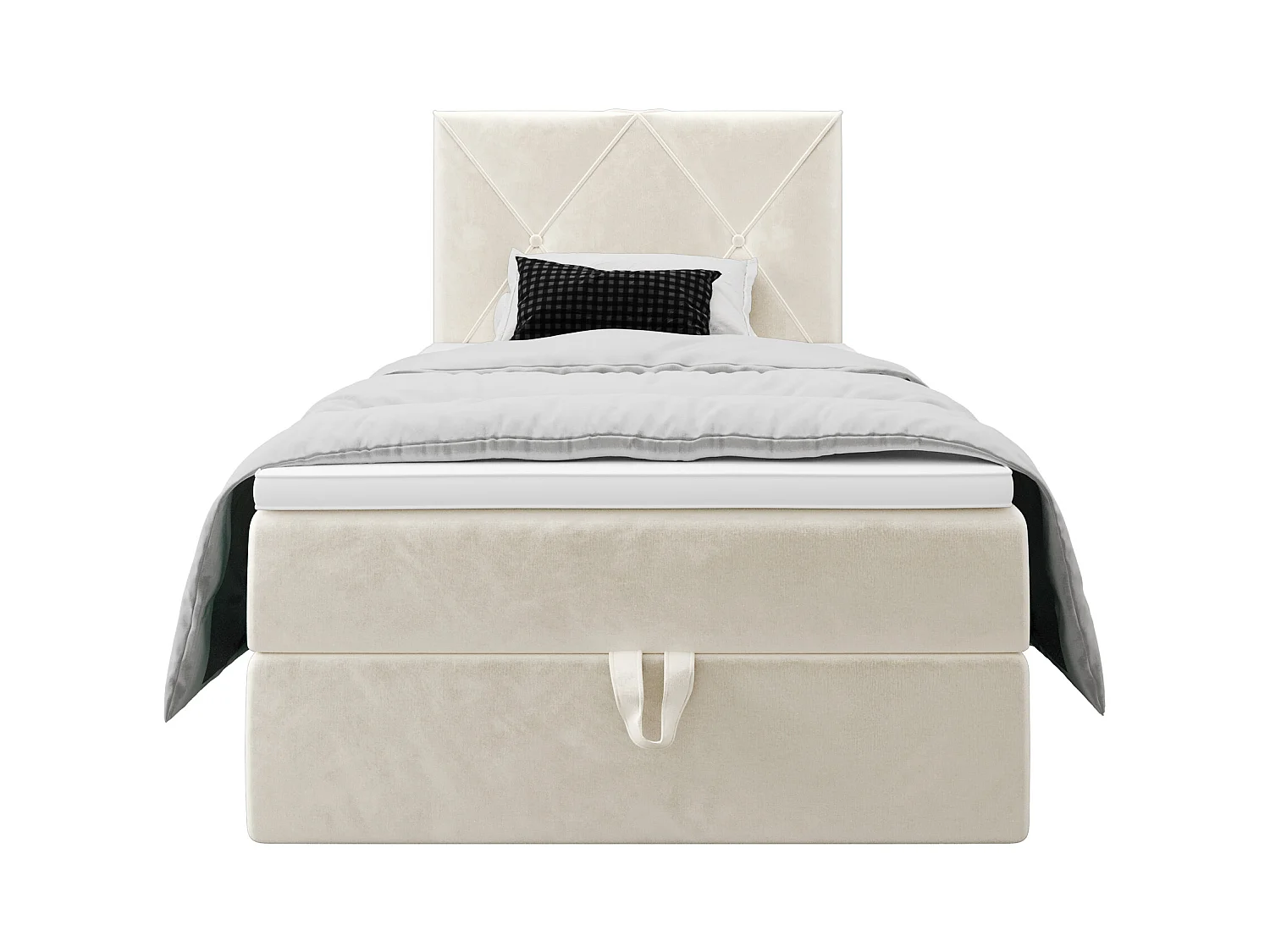 Łóżko kontynentalne ALTEA 120x200 Monolith 02