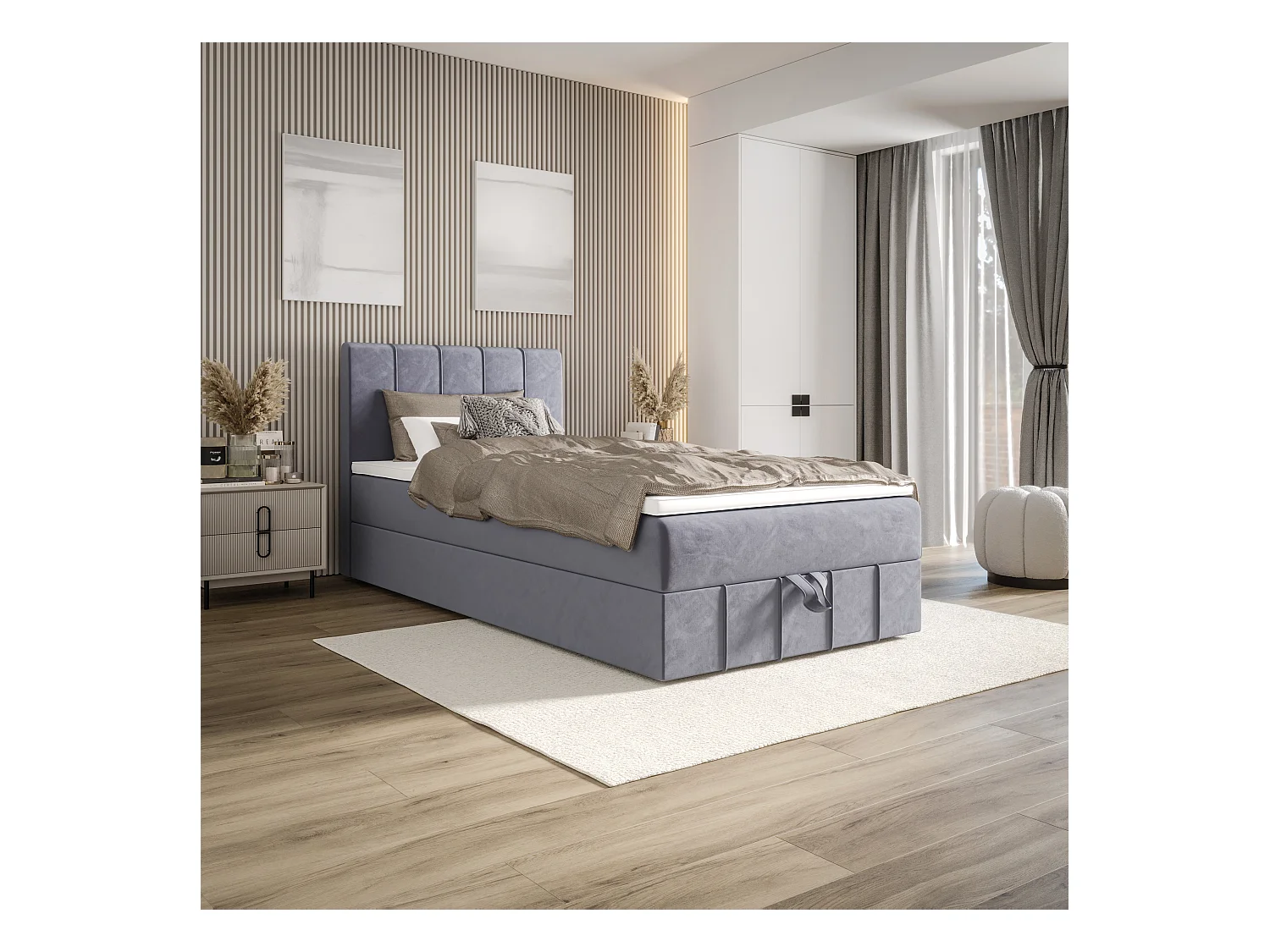 Boxspringbett BAHAMA 120x200 Monolith 70