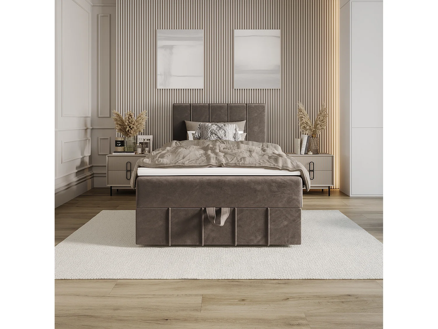 Boxspringbett BAHAMA 100x200 Monolith 15