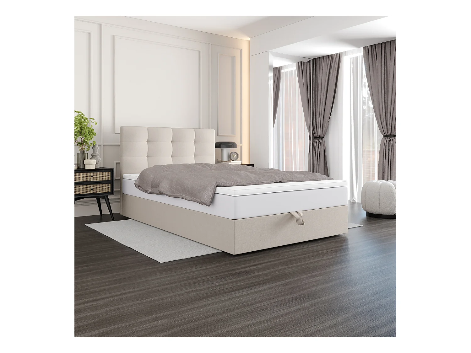 Boxspringbett DUO 1 90x200 Cosmic 10