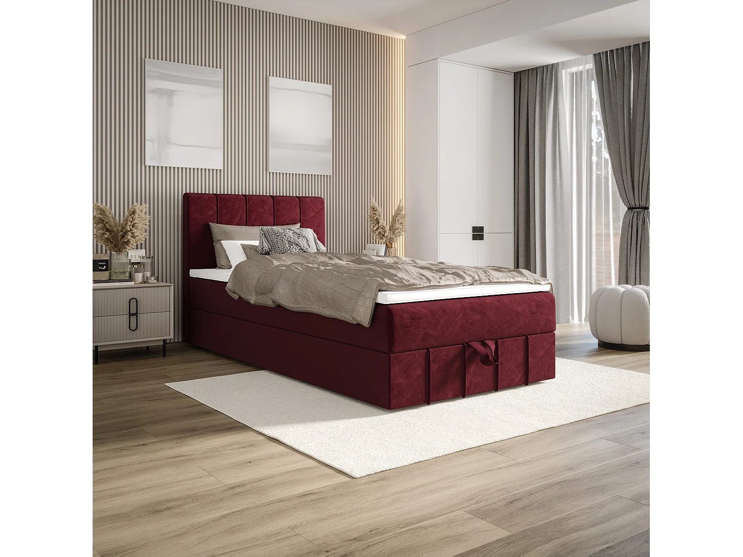 Boxspringbett BAHAMA 120x200 Monolith 59