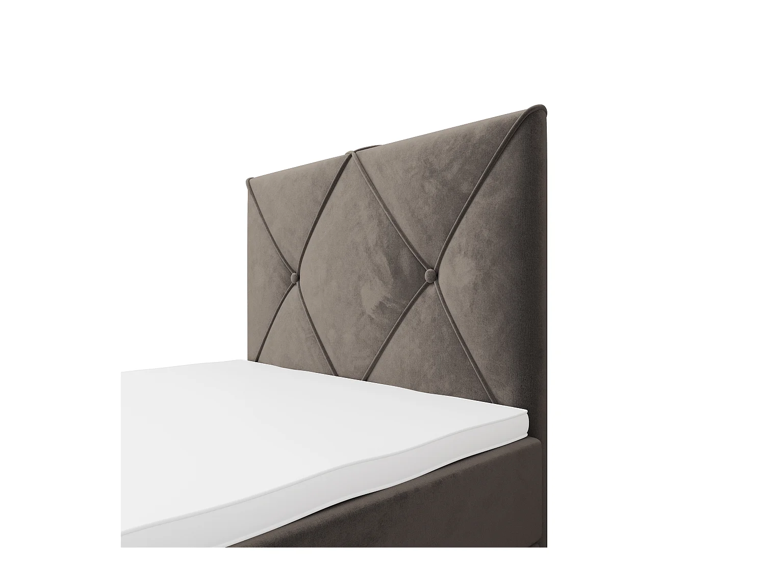 Łóżko kontynentalne ALTEA 100x200 Monolith 15