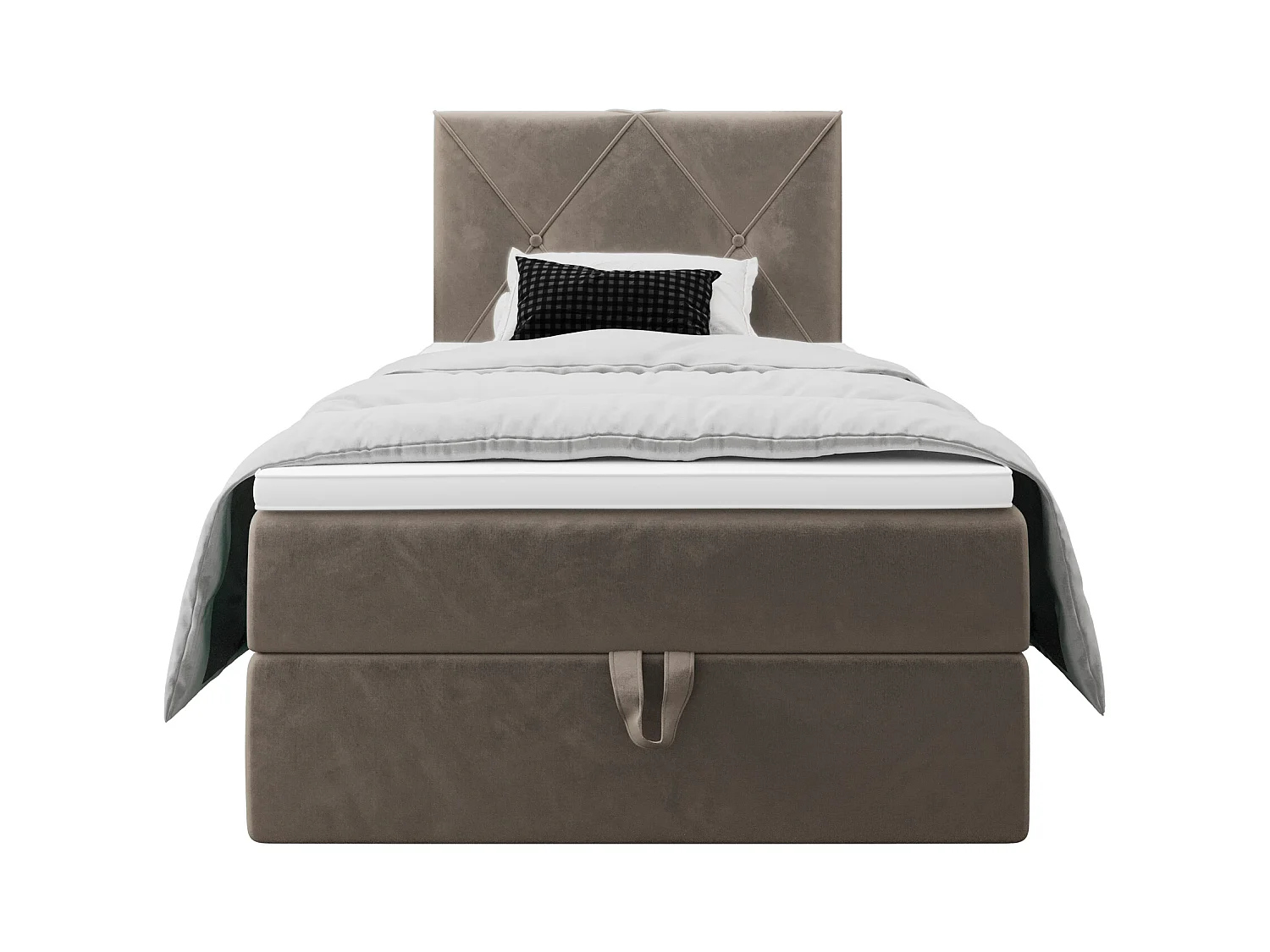 Łóżko kontynentalne ALTEA 100x200 Monolith 15