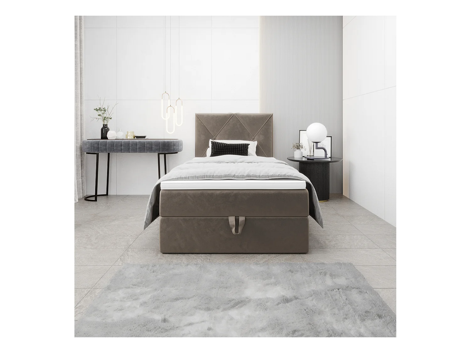 Boxspringbett ALTEA 120x200 Monolith 15