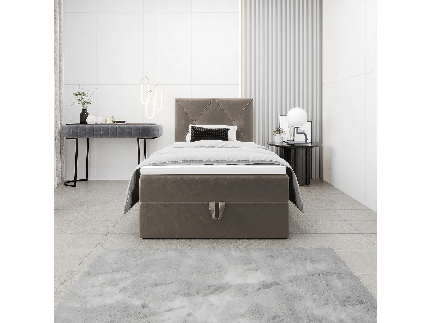 Boxspringbett ALTEA 120x200 Monolith 15