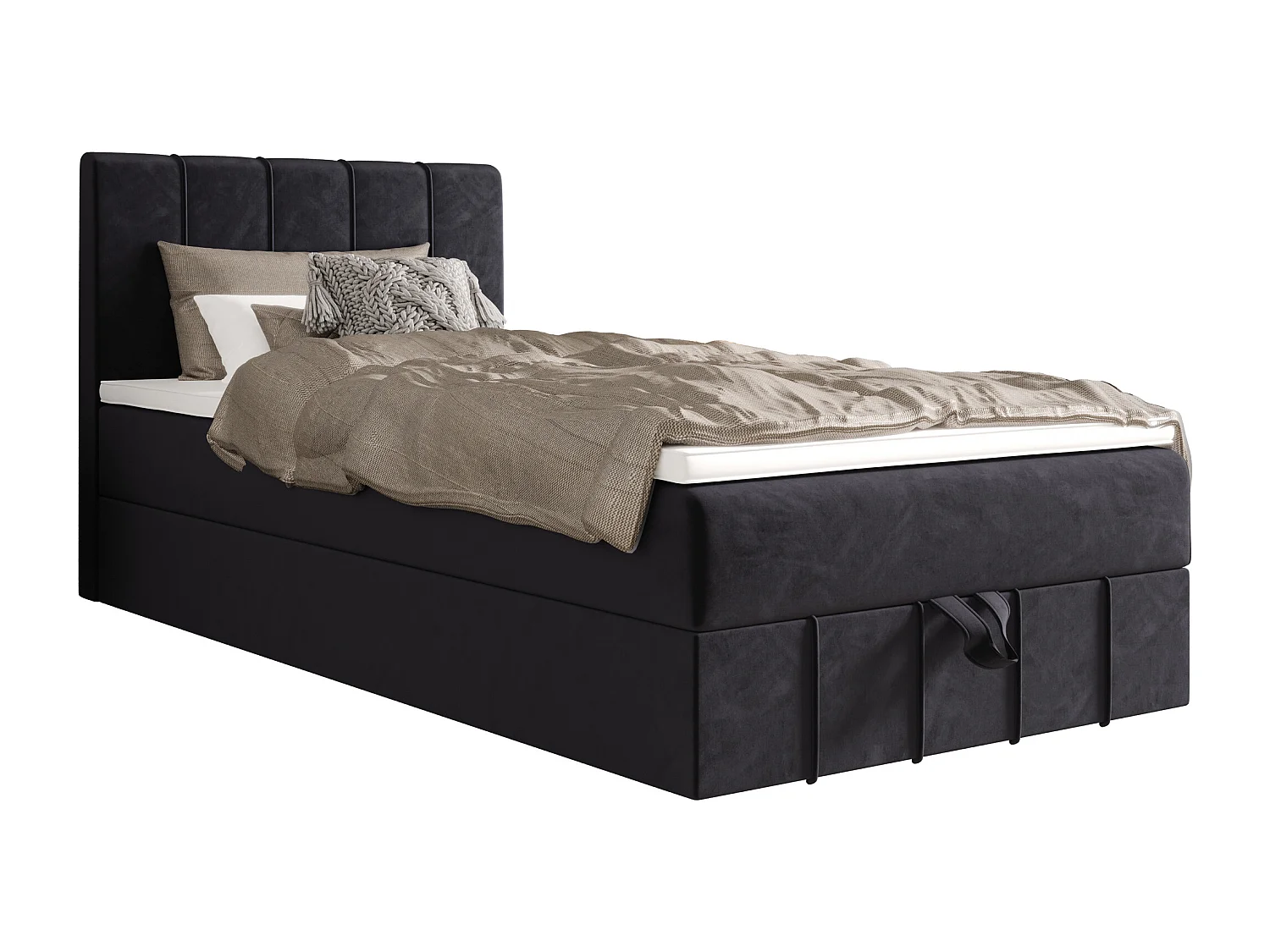 Boxspringbett BAHAMA 100x200 Monolith 97