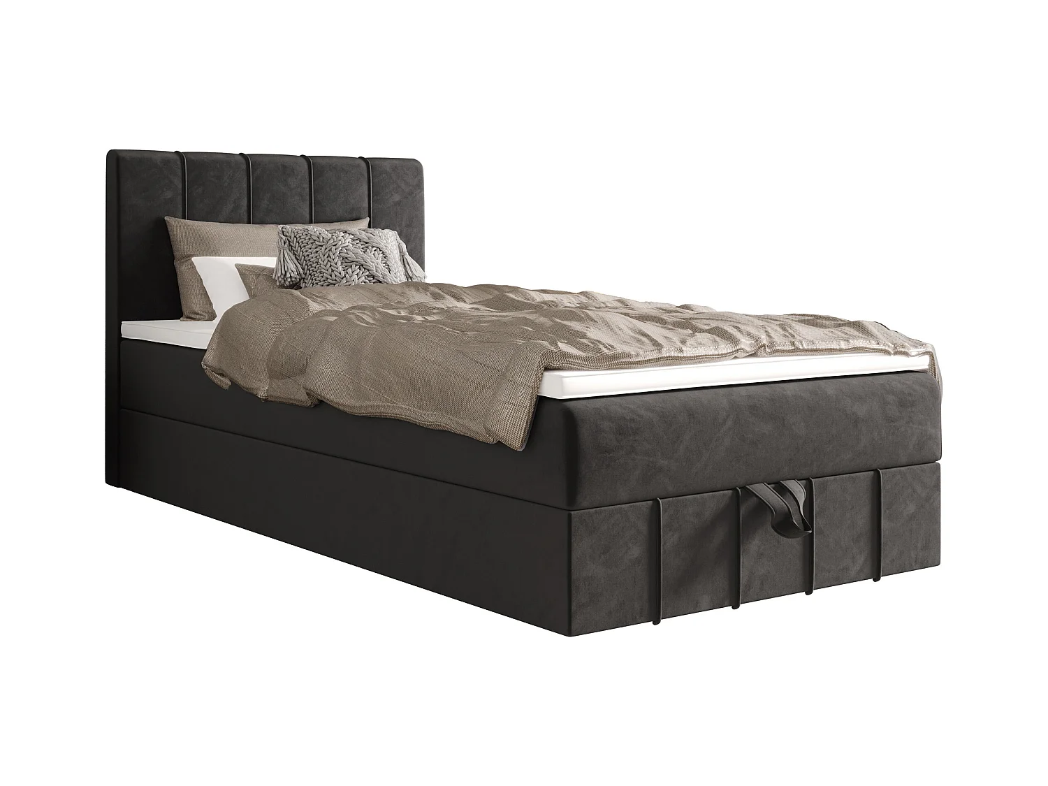 Boxspringbett BAHAMA 100x200 Monolith 92