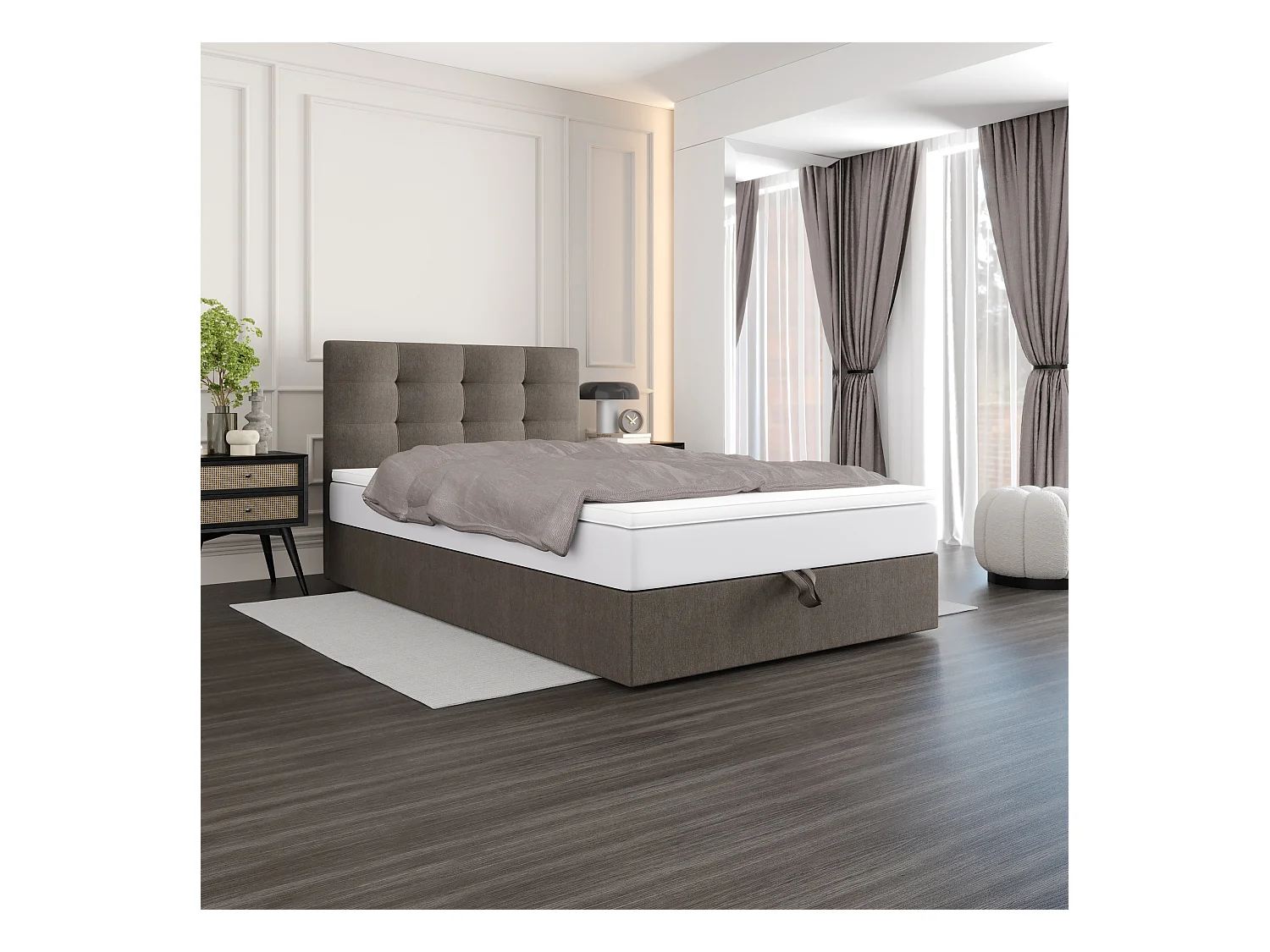 Boxspringbett DUO 1 120x200 Cosmic 03