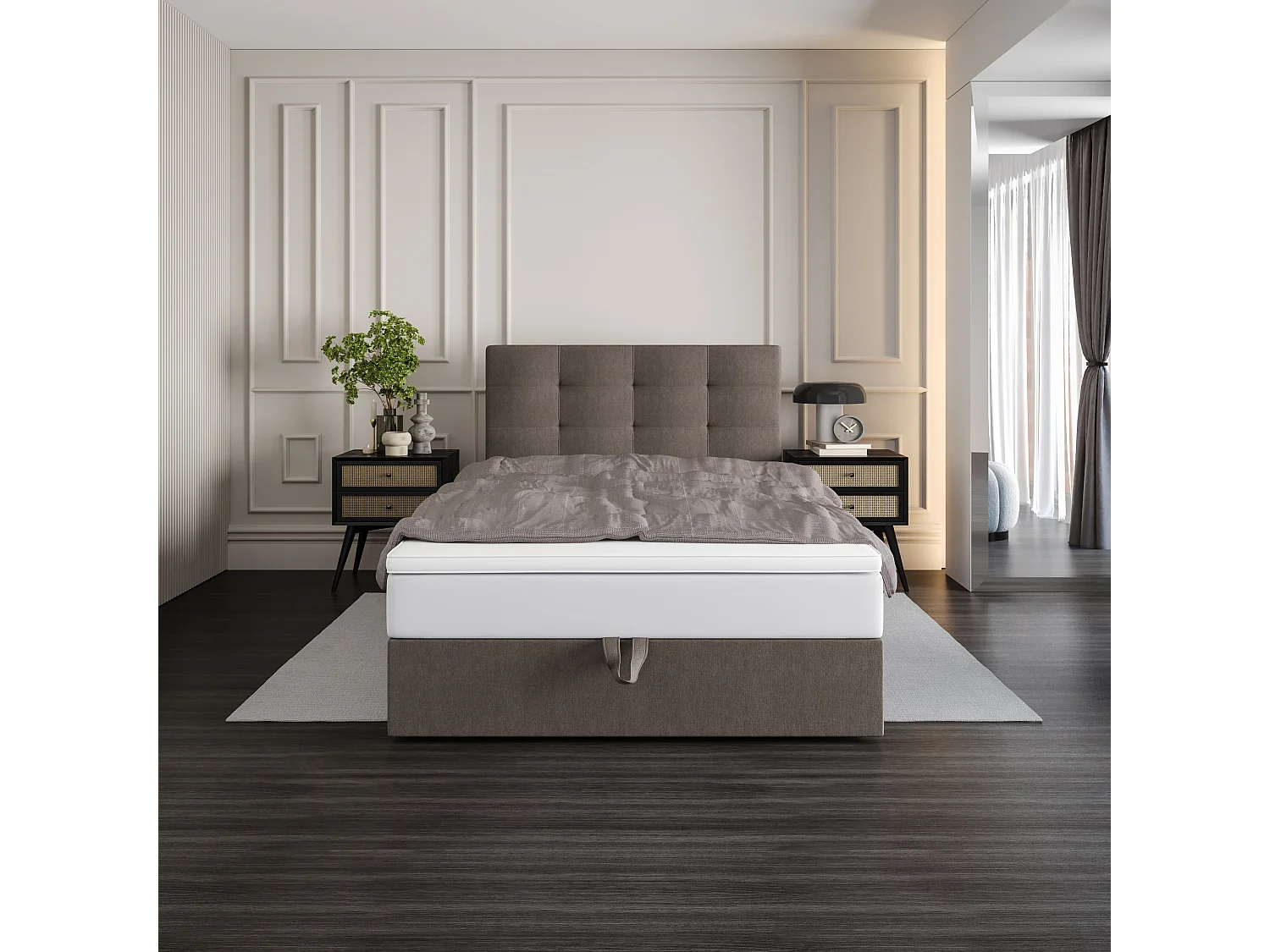 Boxspringbett DUO 1 120x200 Cosmic 03