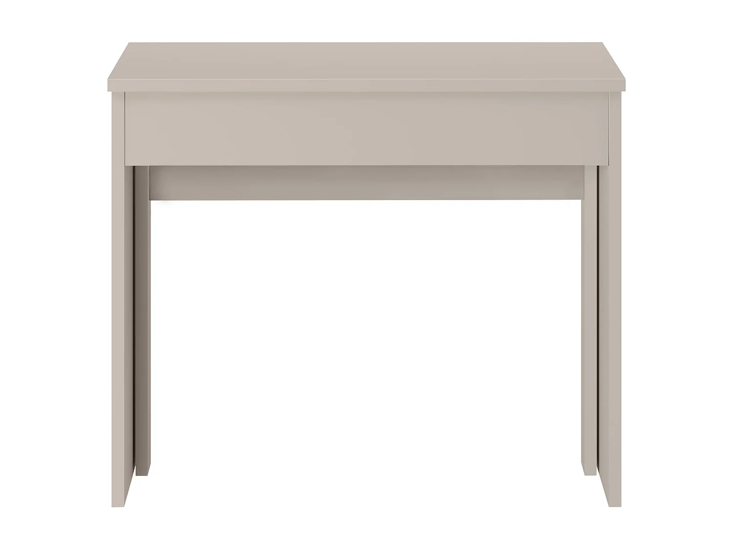 Konsollbord uttrekkbart 12 kuverter - 6 bordplater - Beige - ONEGA